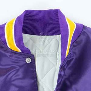 Men's Silk Winter <b>Jacket</b> <b>with</b> Stand Collar and Front Logo Eco-Friendly Breathable <b>Fleece</b> <b>Lining</b> for Outdoor Casual Use - Product Image 6