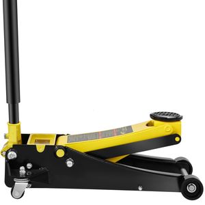 Martinetto idraulico da corsa per impieghi gravosi da 3 tonnellate con doppi pistoni, profilo basso, pompa a sollevamento rapido, struttura in acciaio, capacità 5 tonnellate - Product Image 1