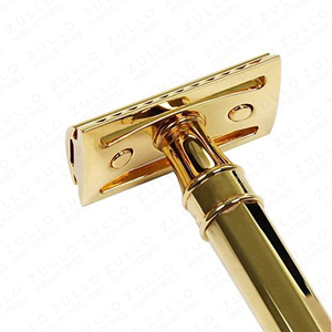 มีดโกนสองคมเคลือบทองพรีเมียม สีตามสั่ง รับผลิตแบบ OEM แบรนด์ส่วนตัว สำหรับการดูแลความสะอาดแบบมืออาชีพ - Product Image 4