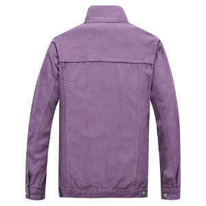 เสื้อแจ็คเก็ตยีนส์แฟชั่นใหม่สำหรับผู้หญิง กันลม ใส่เล่นกีฬากลางแจ้งในฤดูหนาว ขายส่ง มีโลโก้ด้านหน้า ผ้าฝ้าย 100% ระบายอากาศได้ดี - Product Image 2