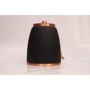 Luxury Matte Black Pure <b>Copper</b> Water Dispenser <b>Copper</b> Matka with Leak-Proof Tap for Modern Kitchen & Home Decor Low Price - Product Image 4
