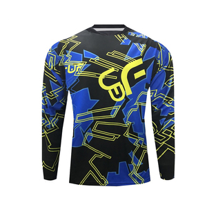 เสื้อแข่งมอเตอร์ครอส แห้งเร็ว 100% โพลีเอสเตอร์ แขนยาว ลายซับลิเมชั่น เสื้อมอเตอร์ครอสสุดฮิต ราคาขายส่ง - Product Image 6