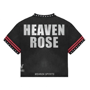 Ensemble T-shirt et short imprimé numérique délavé à l'acide pour homme, streetwear d'été en coton, survêtement oversize, logo personnalisé, vente en gros - Product Image 4