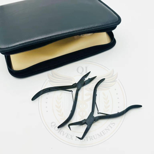 2026 High Quality Stainless Steel Hair Extension Tools Kit Custom Logo <b>Pliers</b> <b>Set</b> Silver Color QORVEX INSTRUMENTS OEM Service - Product Image 6