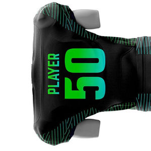 Conjunto de Uniforme de Fútbol Americano Sublimado Negro y Verde para Hombre, Manga Corta, Absorbente de Humedad, Ajustado, Talla Adulto - Product Image 4