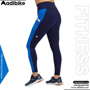 Leggings Deportivos para Mujer Hechos a Medida al por Mayor, 50 Piezas MOQ, Pantalones de Yoga sin Costuras, Diseño Personalizado del Panel Lateral, Color Sólido - Product Image 5