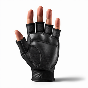 Gant de hockey sur gazon demi-doigt en PVC pour main gauche, rembourré, équipement de protection sportif léger, pour matchs, entraînements, clubs, fournisseur - Product Image 3