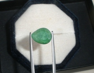 12 x 10mm Emerald Pear loose natural <b>gem</b> for <b>Crafts</b>, Jewelry and <b>Gem</b> Collecting - Product Image 5