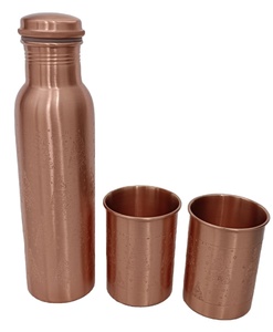 La mejor botella de agua de cobre personalizada, envío rápido, excelente servicio al cliente y a prueba de fugas, duradera y elegante - Product Image 4