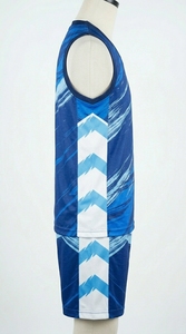 Breathable Sleeveless Basketball Sportswear Uniform Set - Product Image 3