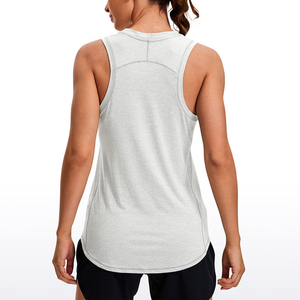 Débardeur de sport respirant et anti-transpiration pour femme, idéal pour le fitness, la gym, la course à pied, le yoga, vêtements de sport, en spandex/coton, logo personnalisé - Product Image 5
