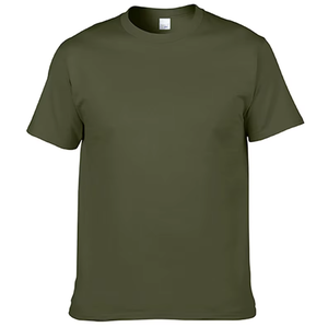 T-shirt pour homme en coton pur 180g, coupe classique, logo personnalisé OEM, imprimé, design vierge, respirant, grande taille - Product Image 3