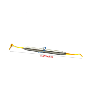 Juego de Instrumentos Dentales de Titanio y Oro Compuesto CIG 6, Herramientas de Relleno Antiadherentes, Ergonómicas, Ligeras y Manuales - Product Image 2