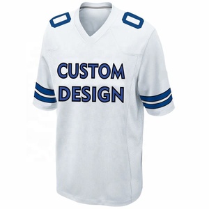 Camiseta sublimada de fútbol americano para hombre, fabricación OEM, camiseta de fútbol americano con logotipo personalizado para hombre y mujer - Product Image 2