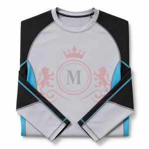 Modern <b>Compression</b> Sports <b>Shirt</b> With Soft Stretch Material Rash Guard <b>For</b> <b>Men</b> And Women Rash Guard - Product Image 4