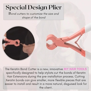 Cortador de Extensiones de Cabello de Alta Resistencia, Herramienta de Acero Inoxidable con Doble Resorte para Estilistas Profesionales - Product Image 5
