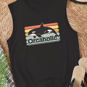 Chaleco casual para mujer Diseño de ballena orca Retro - Product Image 2