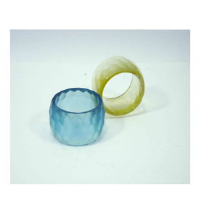 Anillo para Servilletas de Resina Ecológica de Excelente Calidad, Diseño Clásico, Anillo para Servilletas de Resina con Diseño Circular Multicolor - Product Image 3