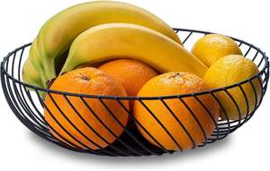 Cesta de Frutas de Alta Calidad para Decoración de Mesa, Tamaño Personalizado, Cesta de Almacenamiento de Alimentos, Cesta de Frutas Plateada de Alta Calidad para Cocina - Product Image 3