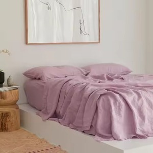 Juego de Funda Nórdica Negra Sólida Moderna de 3 Piezas con Sábanas Blancas y Fundas de Almohada - Product Image 2