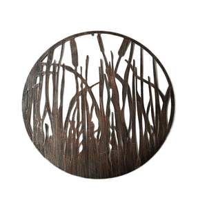 Wholesale Home Accessories Laser Cut <b>Metal</b> Wall Art Decor Hotel Lobby Bedroom Modern 3d <b>Metal</b> Wall Christmas Garlands & <b>Wreaths</b> - Product Image 6