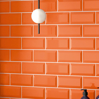 Carreaux de métro en céramique modernes et élégants, surface antidérapante, accents décoratifs pour les murs intérieurs de cuisine, appartement, école, épaisseur 7,5-8 mm