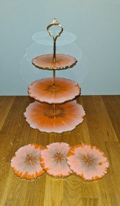 ฐานวางเค้กเรซิ่นสำหรับงานแต่งงาน งานวันเกิด ตกแต่งขนมหวาน - Product Image 6