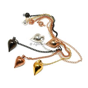 Divination Artisanat Orisis Métal Pendules En Gros Laiton Métal Pendule Radiesthésie reiki Divination Métaphysique Guérison À Vendre - Product Image 3