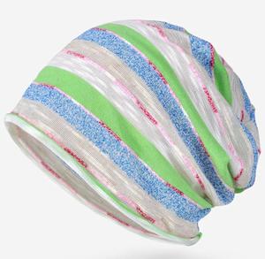 Chapeau à oreillettes rayé unisexe, 100% acrylique, tricoté à la machine, décontracté, hiver, réglable 56-58CM, couvre-chef pour enfants - Product Image 4