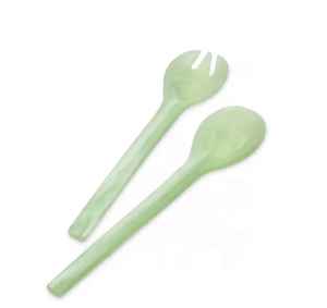 Cuillères de service en résine uniques de qualité supérieure, ensemble de couverts faits à la main pour la maison, nouveaux accessoires de cuisine, vaisselle de table - Product Image 5