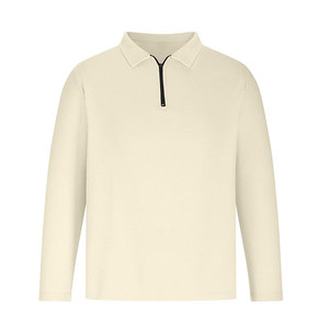 <b>Mens</b> Short Sleeve Embroidered Knitted <b>Shirt</b> Soft Cotton Anti-Pilling <b>Compressed</b> High Street Casual Breathable Solid Unique Style - Product Image 2