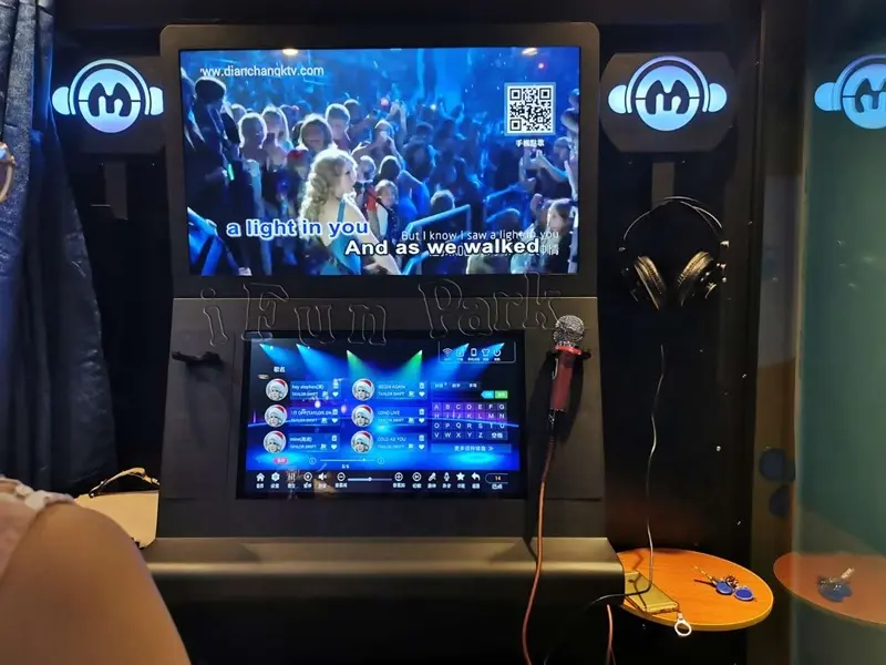 New trends Indoor Arcade Coin Operated Music Game Machine Karaoke Mini KTV Games
