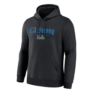   Sweat à capuche unisexe personnalisé Bruins en molleton de coton, style streetwear LA Strong, avec logo frontal OEM - Product Image 2