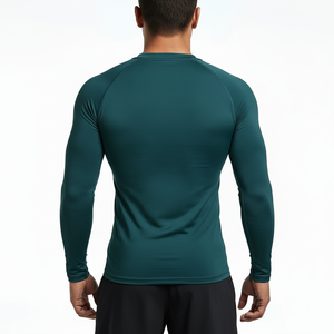 Custom Logo <b>Compression</b> <b>Shirt</b> <b>Men</b> Long Sleeve Gym Wear Athletic Sportswear Manufacturer - Product Image 2