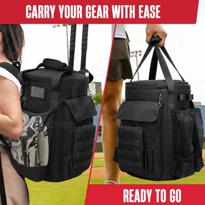 Bolsa de Béisbol Resistente y Cómoda para Equipos Deportivos, con Múltiples Bolsillos y Cierre Suave, Venta al Por Mayor - Product Image 6