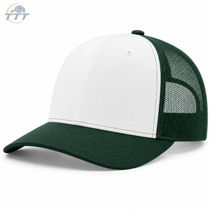 Gorra Trucker Personalizada al por Mayor de 6 Paneles Marrón y Blanca con Malla Trasera y Cierre Ajustable, Fabricación OEM/ODM en Vietnam - Product Image 2