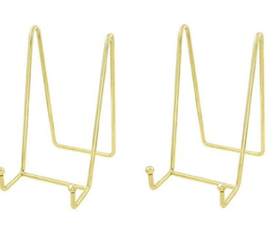 Soporte de platos de latón hecho a mano, organizador de cocina moderno y ecológico, decoración de mesa para uso diario. - Product Image 1