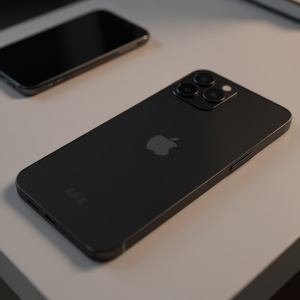 Coque arrière noire de remplacement pour Apple iPhone 12 Pro Max - Product Image 2