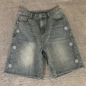 Whole sale <b>Men</b> Denim Shorts quick dry Custom Summer Vintage Short Fashion <b>Men's</b> Shorts Baggy Denim <b>Jean</b> Shorts <b>Men</b> - Product Image 3