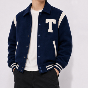 แจ็คเก็ตวาร์ซิตี้ดีไซน์ล่าสุด คุณภาพพรีเมียม ตกแต่งด้วยลายปักแบบ Letterman สไตล์ Preppy ทรงปกติ กันน้ำ กันลม ระบายอากาศได้ดี - Product Image 3
