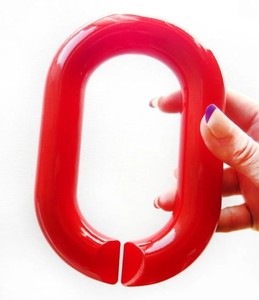 Chaîne à maillons en résine audacieuse et artistique, conçue pour les designers et créateurs imaginatifs, chaîne à maillons en résine pour bijoux - Product Image 2