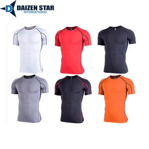 Camiseta de Compresión Deportiva para Hombre, de Poliéster, Secado Rápido y Transpirable |   Impresión Personalizada |   Suministro al por Mayor de MMA - Product Image 2