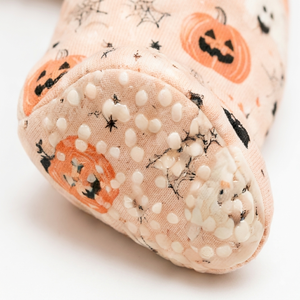 Combinaison Bébé Unisexe Hiver Halloween Imprimée en Spandex/Coton avec Fermeture Éclair Bidirectionnelle Motif Citrouille Chauve-souris Toile d'araignée Mignonne – Vente en Gros - Product Image 3