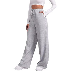 Pantalones deportivos para mujer, corte relajado, ropa informal de invierno, pantalones de chándal para mujer, joggers holgados, conjunto cómodo para estar en casa, joggers para mujer - Product Image 1