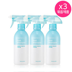 The FACE SHOP Lot de 3 shampoings en coton Smile pour les pieds 385ml chaque produit de soin pour la peau des pieds - Product Image 1