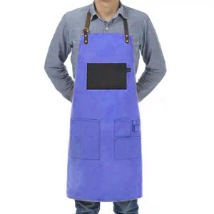 Delantal de Soldadura de Cuero Resistente a las Llamas, Ropa de Seguridad para Soldadores, Delantal de Soldadura de Cuero Vacuno Resistente al Calor - Product Image 6