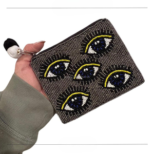 Pochette à Slogan perlée personnalisée en vente en gros pochette brodée à la main sac de soirée sac à main tendance de luxe cadeau de créateur pour femmes - Product Image 4