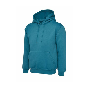 Sudaderas con Capucha para Hombre, 100% Algodón, Felpa Francesa, Color Sólido Informal, Corte Regular, con Bolsillo Delantero - Product Image 2