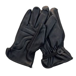 Gants de travail d'hiver en cuir pour hommes et femmes, antidérapants, évacuant l'humidité, résistants à l'eau, chauds et doux, pour la construction et la coupe du bois - Product Image 1