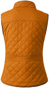 Chaleco Acolchado de Punto con Capucha para Mujer al por Mayor, Cierre de Cremallera, Impermeable, Transpirable, Exterior de Poliéster/Nylon, Personalizable - Product Image 4